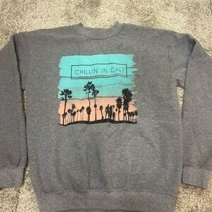 Grey California Crewneck Chrildrens